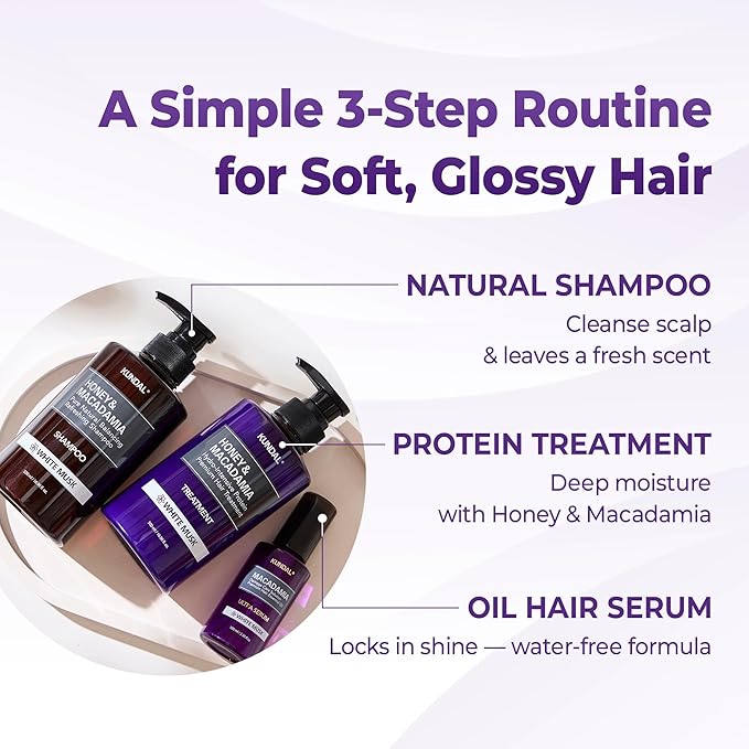KUNDAL Korean Shampoo and Conditioner Set – [Clean Soap], Salon-quality, Long Lasting Scent, Moisturizing, Sulfate-Free Formula with Argan & Macadamia Oil, 16.9 fl oz (2 Pack)
