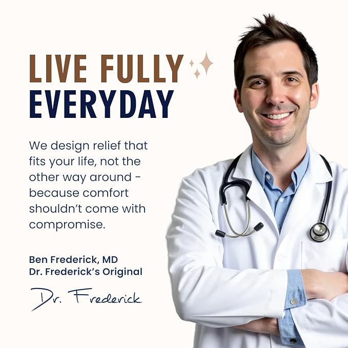 Dr. Frederick's Original Moisturizing Heel Socks for Cracked Heel Treatment - 2 Pairs - Socks for Dry Feet - Cracked Skin Repair & Overnight Hydration - Foot Care for Women & Men - Shea Butter