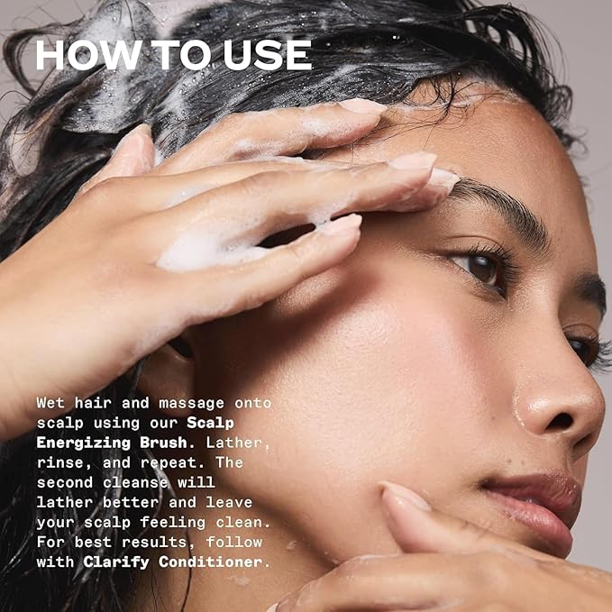 JOOY Clarify Shampoo + Conditioner Set | Sensitive Scalp-Friendly Cleansing & Hydration | Fermented Superfoods, Apple Cider Vinegar, Tea Tree & Niacinamide for Balanced, Healthy Scalp & Hair