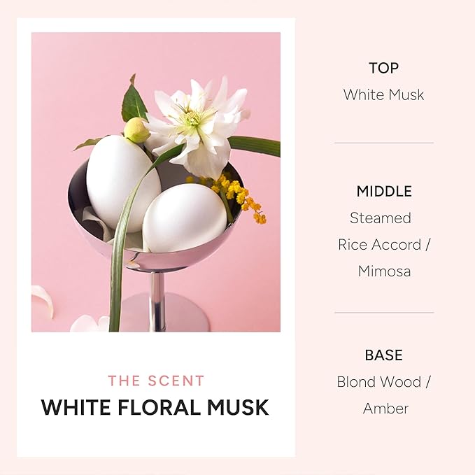 Rapair Korean Ampoule Hair Serum Mist - Nourishing & Moisturizing Hair Treatment, Frizz Control, Paraben & Sulfate Free, White Floral Musk, 100ml / 3.38 fl oz