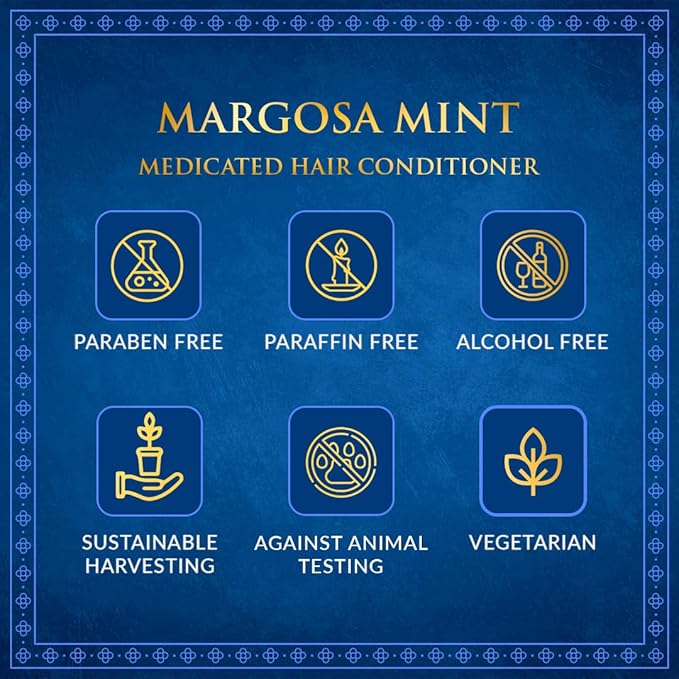 SPA CEYLON Margosa Mint Medicated Hair Conditioner | Treat and Control Dandruff and Itchy Scalp | Soothes Calm and Clears Hair and Scalp | For Dandruff & Problem Scalp