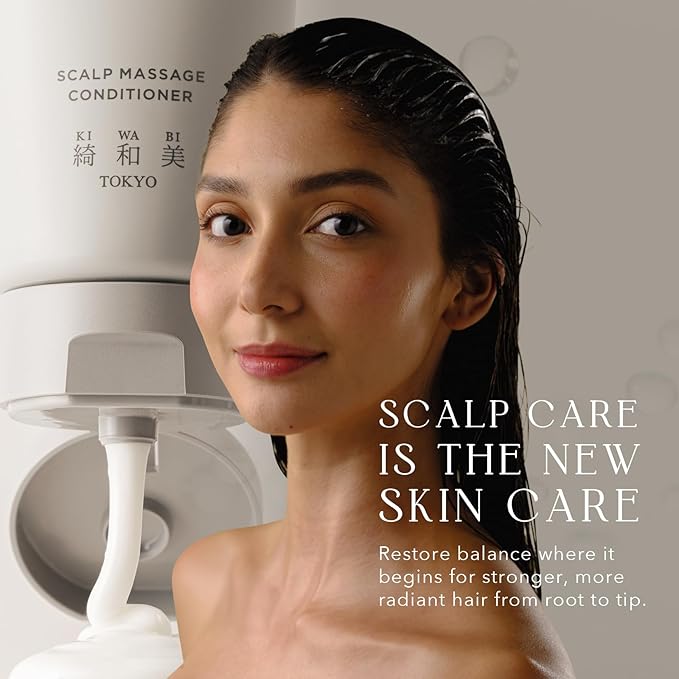 KIWABI ROOT BEAUTÉ Scalp Conditioner – Hair Growth & Scalp Treatment for Thinning, Dry & Oily Scalp – Sulfate-Free Hair Conditioner for Women with 23 Botanicals for Lustrous & Healthy Hair