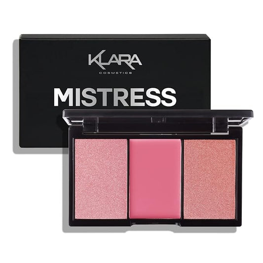 Klara Cosmetics Contour Bronzer Blush Highlight Makeup Long - Mistress
