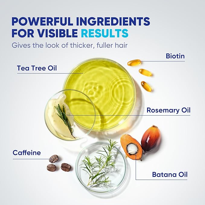 Biotin Hair Conditioner for Men - Thickening Volumizing Conditioner with Rosemary Tea Tree Oil Caffeine for Thinning Damaged Dry Hair sulfate free - 13.5 Fl Oz (Pack of 1)