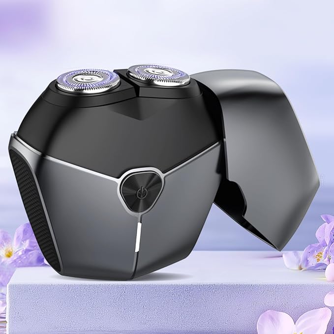 Electric Shavers for Women, Womens Electric Leg Shaver Cordless Painless Facial Hair Removal for Arms and Underarms Bikini Trimmer,Portable and Safe Wet and Dry Use Women Shaver (Iron Black)