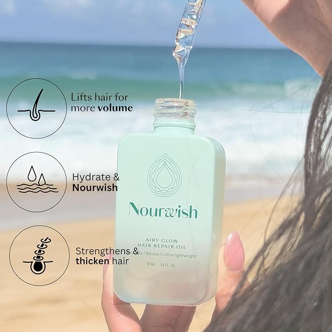 Hair Repair Oil | Anti Frizz, Fine, Asian Hair Oil (Korean, Japanese) Haircare For Damaged Low-Porosity Hair