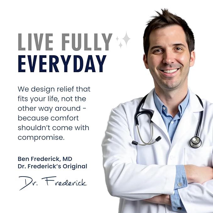 Dr. Frederick's Original Moisturizing Heel Socks for Cracked Heel Treatment - 2 Pairs - Socks for Dry Feet - Cracked Skin Repair & Overnight Hydration - Foot Care for Women & Men - Argan Oil