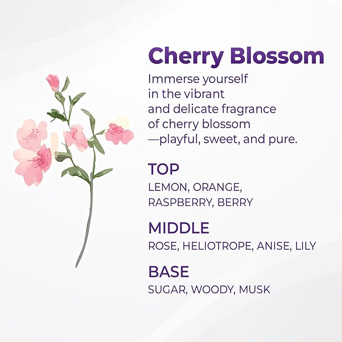 KUNDAL Korean Shampoo and Conditioner Set – [Cherry Blossom], Salon-quality, Long Lasting Scent, Moisturizing, Sulfate-Free Formula with Argan & Macadamia Oil, 16.9 fl oz (2 Pack)