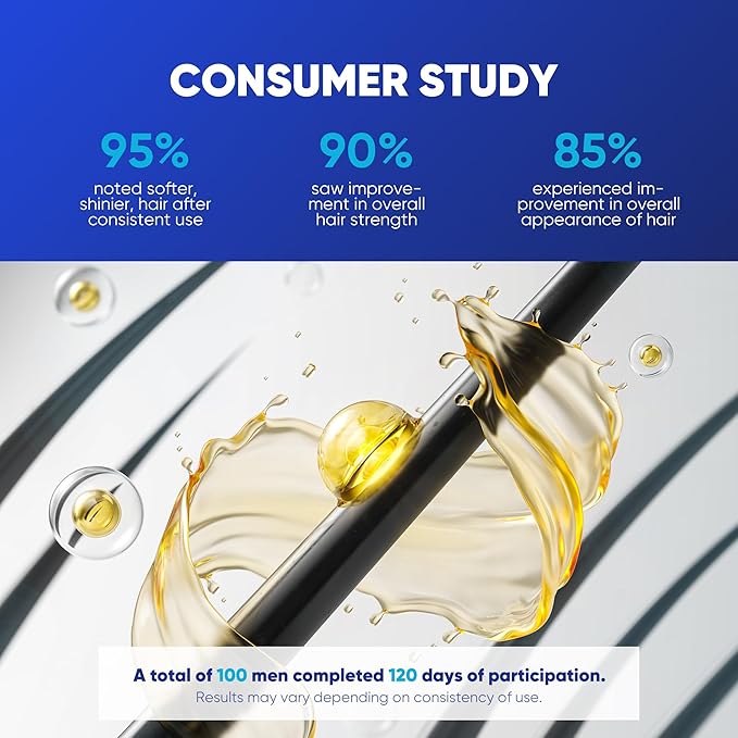 Biotin Hair Conditioner for Men - Thickening Volumizing Conditioner with Rosemary Tea Tree Oil Caffeine for Thinning Damaged Dry Hair sulfate free - 13.5 Fl Oz (Pack of 1)