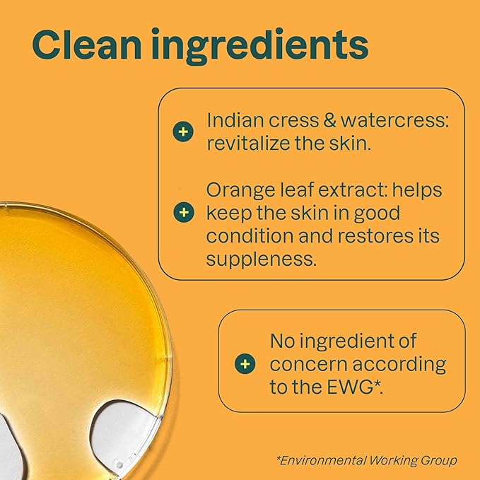 ATTITUDE Body Wash, EWG Verified Shower Gel, Dermatologically Tested, Plant and Mineral-Based, Vegan Personal Care Products, Orange Leaves, 32 Fl Oz