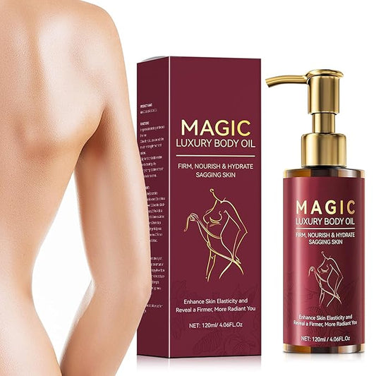 Magic Body Firming Oil, Magic Luxury Body Oil for Skin, Hydrating and Firming Body Oil for Full Body Use - Daily Nourishing Skin Oil, 120ML
