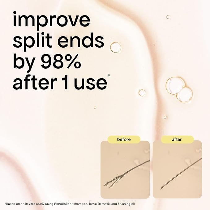 BONDIBOOST Rapid Repair Bond Builder + Heat Protection Finishing Oil [1.86 fl oz], Hair Oil for Damaged Hair, Strengthening & Nourishing Formula for Smoother + Healthier + Shinier Results