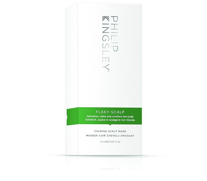 PHILIP KINGSLEY Flaky Scalp Mask for Itchy, Flaky Dry, Oily Scalp Treatment, Soothing Calming Scalp Care Products, Soothes and Comforts the Scalp, 2 x 0.67 oz.