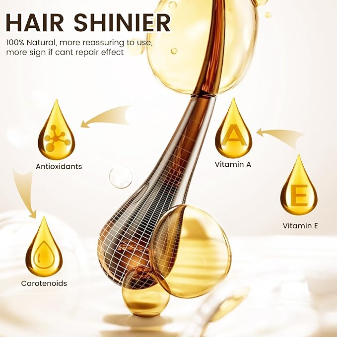 Batana Oil for Hair Growth -100% Pure & Natural Cold Pressed Hair Oil - Made In USA - for Hydrating & Repairing Dry, Stimulates Hair Growth, Moisturizes Hair & Scalp, Prevents Split Ends - 2 FL OZ