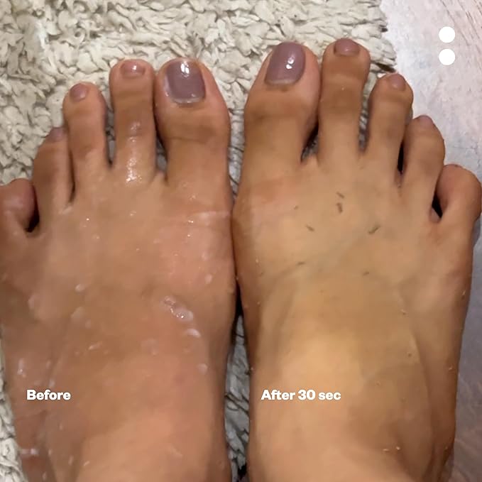 Justhuman 30 sec foot facial | Instant Foot Peeling Spray to Remove Dead Skin| Instant Exfoliation,Soothing Hydration |Pedicure Dead Skin Exfoliator|Spa-like foot treatment|Non-Toxic,Clean Ingredients