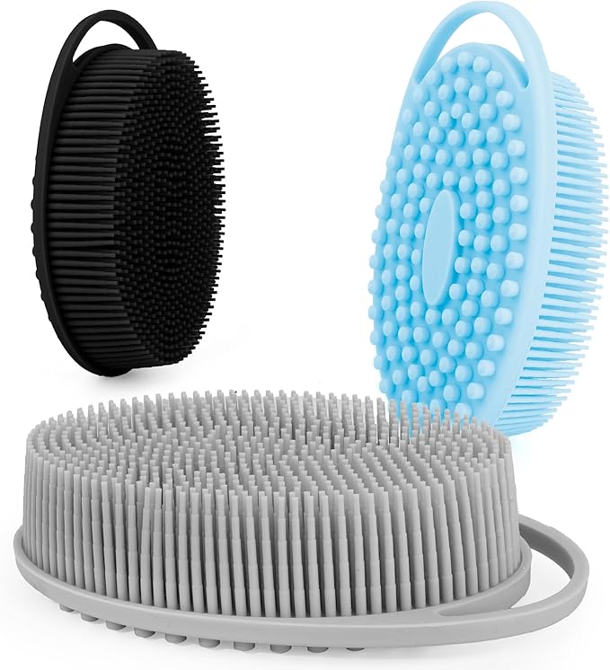 Soft silicone body scrubber 3