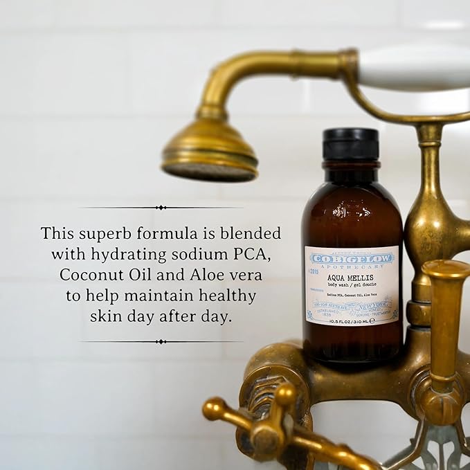 C.O. Bigelow Aqua Mellis Body Wash, Iconic Collection Moisturizing Body Wash with Coconut Oil & Aloe Vera, 10.5 Fl Oz