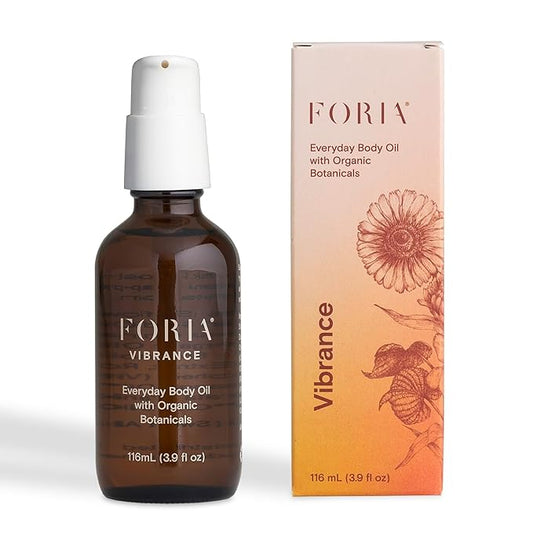FORIA Everyday Body Oil - Organic Herbal Hydration for Radiant Skin - 3.9 Fl Oz