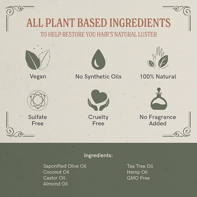 J·R·LIGGETT'S Shampoo Bar - Herbal Formula, Solid Dry Bar With Organic Formula For Damaged And Greasy Hair, Sulfate-Free With Antioxidants and Vitamins, 1 pack | Herbal Scent, 3.5 Ounces