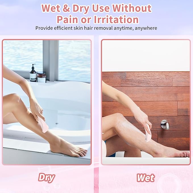 Livora Electric Shaver for Women, 2 in 1 Wet & Dry Bikini Trimmer with 2 Removable Heads, The Glide Pro 3.0 Razor, Painless Hair Removal for Bikini, Legs, Underarms, Body (Pink)