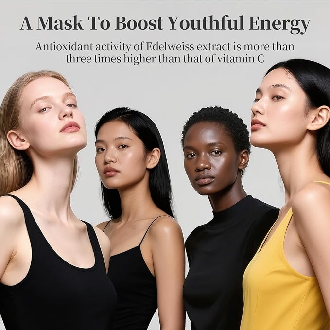 10 Packs Stem Cell Serum Facial Mask Collagen Face Mask Overnight Korea Hydrating Collagen Face Masks Pore Minimizing, Elasticity Improvement Sheet Mask for All Skin Type Skincare