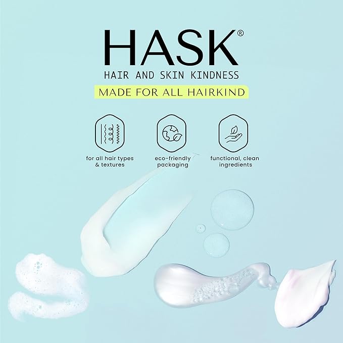HASK BLONDE CARE 1 Shampoo + 1 Conditioner Set for Blonde Hair, Vegan, Color Safe, Gluten-Free, Sulfate-Free