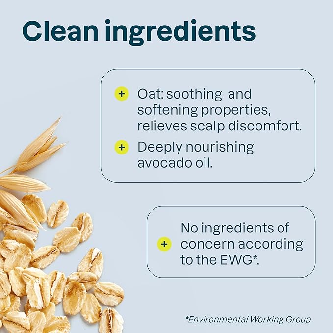 ATTITUDE Body Wash for Sensitive Skin with Oat and Avocado Oil, EWG Verified, Dermatologically Tested, Vegan, 16 Fl Oz