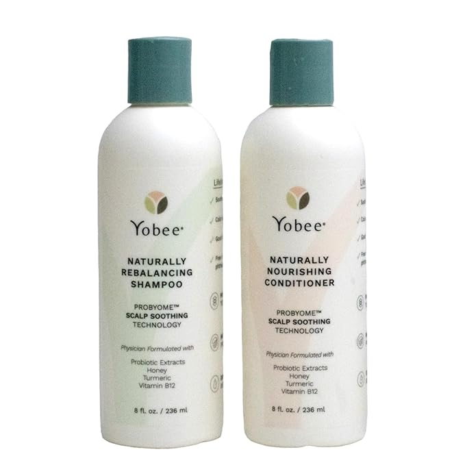 Psoriasis & Dandruff relief | Yobee Probiotic Shampoo & Conditioner | Doctor formulated