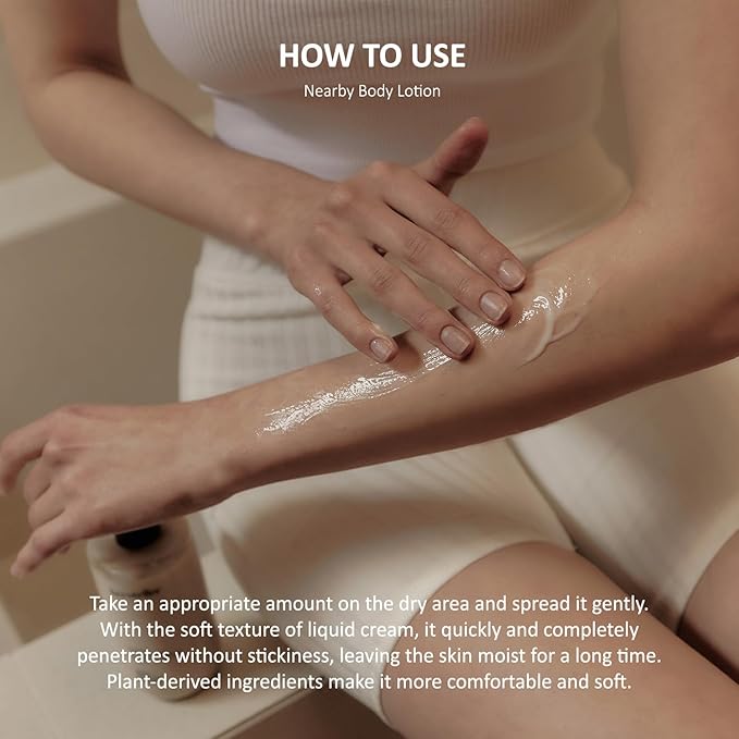 Hersteller Nearby Still A Rose Vegan Body Lotion 10.1 fl oz - Zero-Irritation Eco-Ceramide Formula with 100% Recyclable Packaging, Non-Sticky Moisturizing