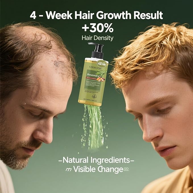 Rosemary and Batana Shampoo for Thicker Hair - Controls Oil and Dandruff,Promotes Hair Growth,Scalp Soothing Natural Ingredients,Voluminous Shine for All Hair Types (100ML)