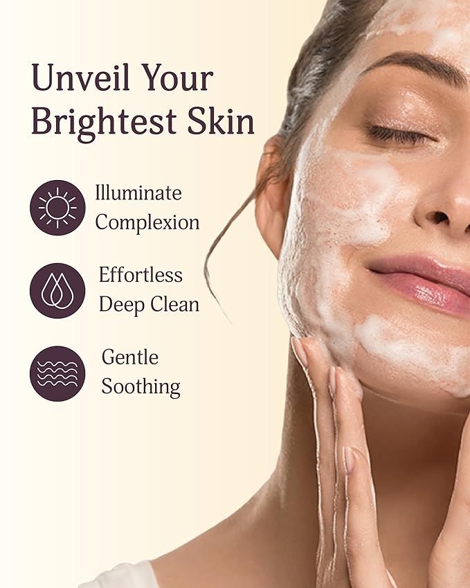 Rice Therapy Rice Bran Foam Cleanser (5.1+5.1fl oz, Pack of 2) - Facial Deep Cleansing Foam for Oily Skin. Radiant, Smooth Skin with Gentle Scrub for Men & Women