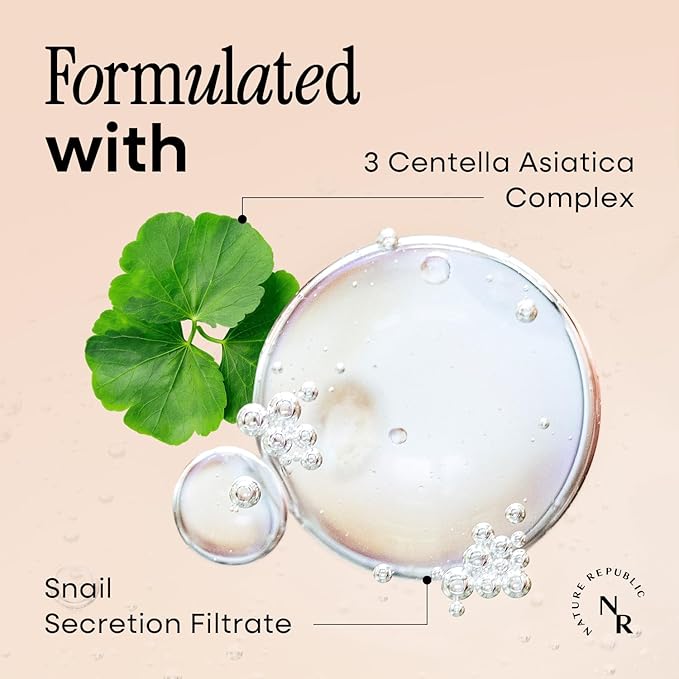 Nature Republic Snail Mucin Toner – Korean Skincare, High Content Mucus, Advanced Face Moisturizer for Skin Care Beauty, Niacinamide, Hydrating lightweight Age-Defying Booster, 130mL/4.39 Fl.Oz