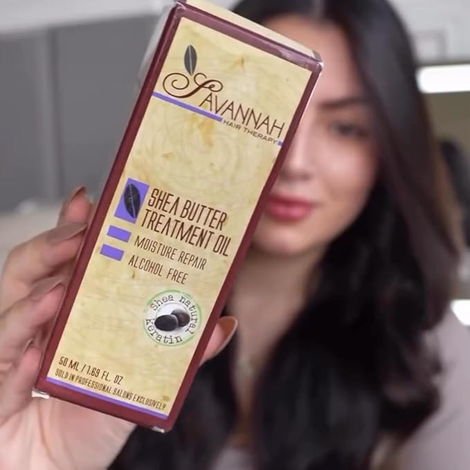 Hair Oil with Shea Butter & Keratin- Restore, Revive, Nourish for Dry, Damaged & Color Treated Hair, 3.38 Fl Oz/100 ml