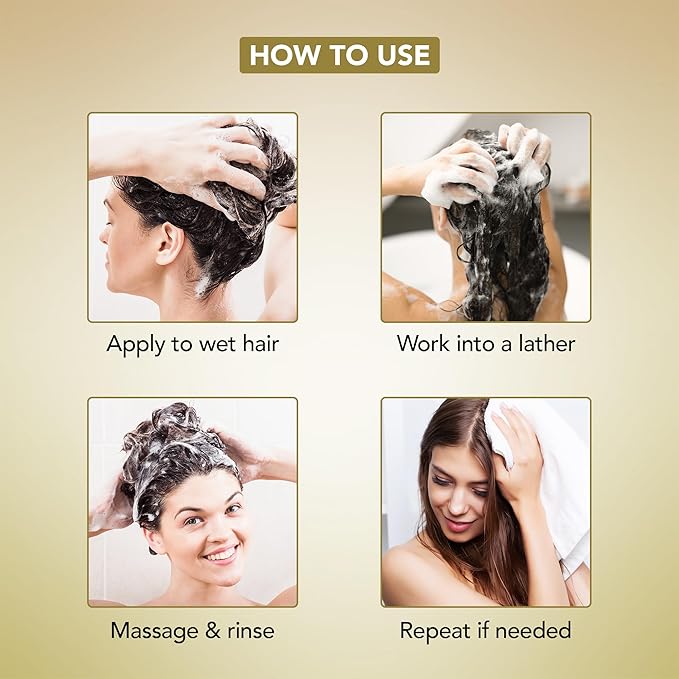 Botanic Hearth Coconut Oil Shampoo Infused With Hyaluronic Acid, Hydrolyzed Keratin & Peptides | Clarifying Shampoo To Defrizz, Repair & Strengthen Hair | For All Hair Types, 16 Fl Oz