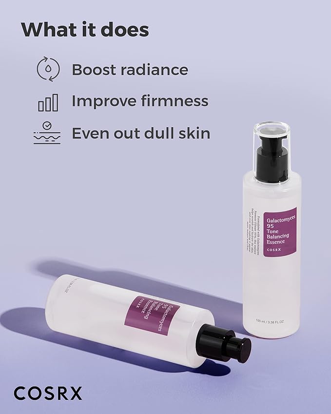 COSRX Galactomyces 95 Tone Balancing Toner, 100ml / 3.38 fl.oz, Moisturizing, Skin Soothing, Contains 95% Galactomyces Ferment Filtrate, For All Skin Types, Korean Skin Care
