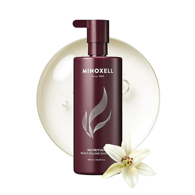 Nutrition Volume Shampoo for Thinning Hair – Biotin, Niacinamide & Panthenol with Korean Scalp Care Technology – Root Lift, Damage Repair, Shine & Citrus Vanilla Scent, 16.9 fl oz