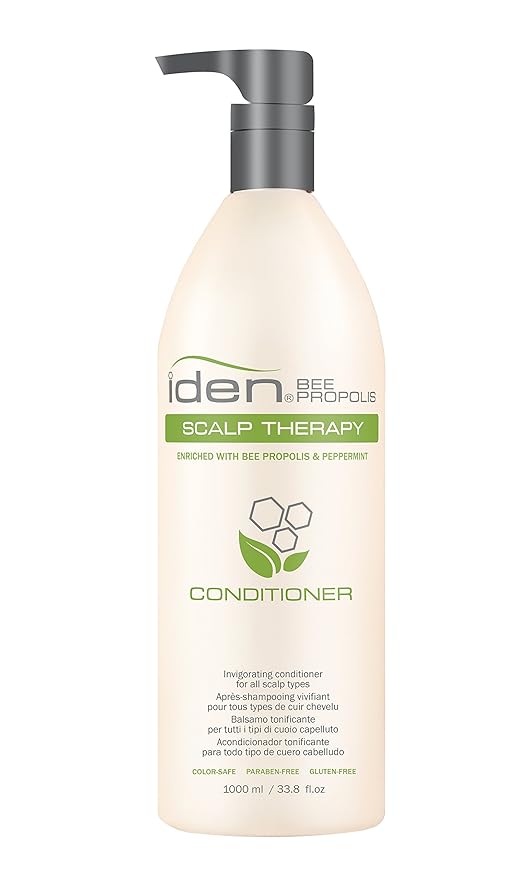 IDEN Bee Propolis Scalp Therapy Conditioner, For Sensitive Scalp, Soothes Irritation, Promotes Healthy Scalp, 33.8 fl.oz