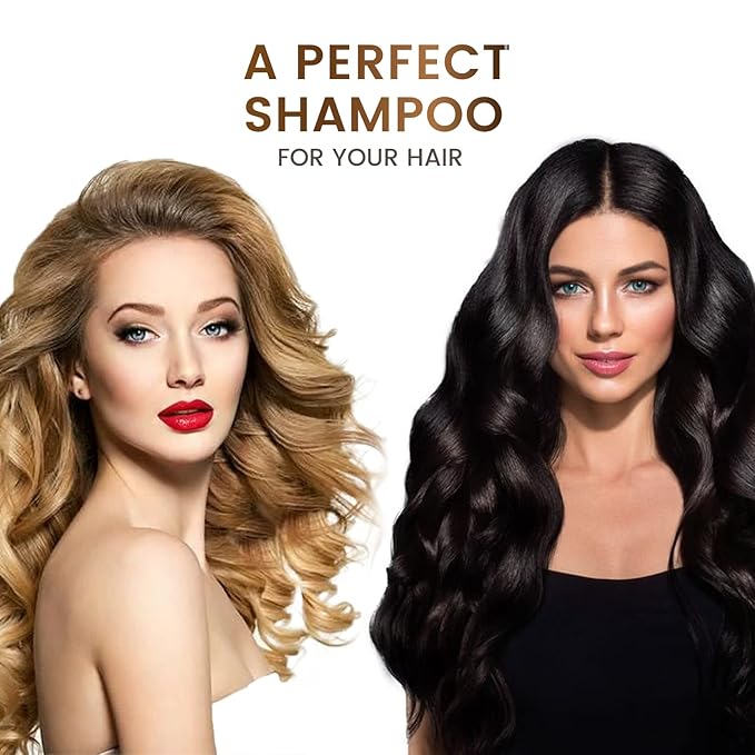 MGA Vegan Hair Shampoo - Organic Formula for All Types of Hair | With Natural Herbal Scent for Men & Women | Parabens Silicone & Sulfate Free Dandruff Shampoo Provides Frizz control | 8.8 Fluid Ounce