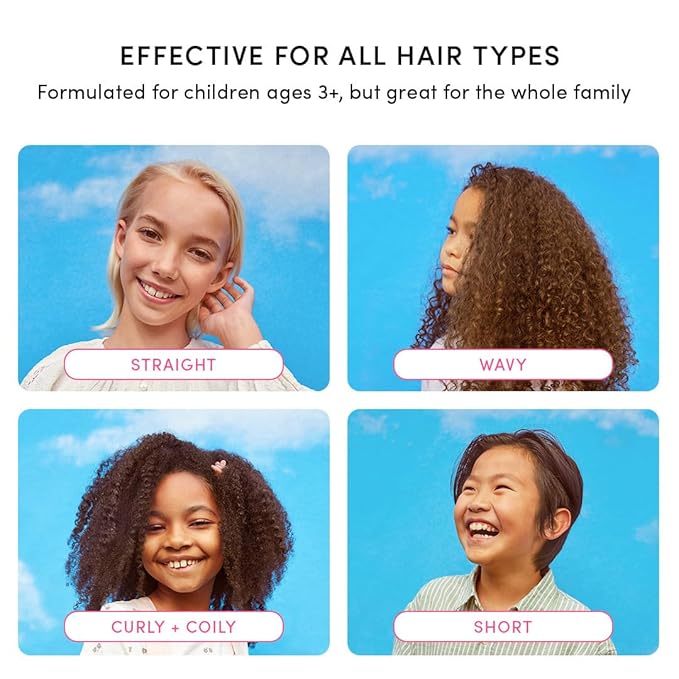 Evereden Kids Haircare Set: Hair Detangling Shampoo & Conditioner for Children Ages 3+, Plant Protein Peptides & Argan Oil, Vegan, Free from Sulfate, Paraben, Phthalate & Petrolatum