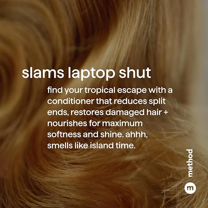 Method Repairing Conditioner, Island Mist, Hibiscus + Mango Nectar + Passion Fruit notes, 13.5oz