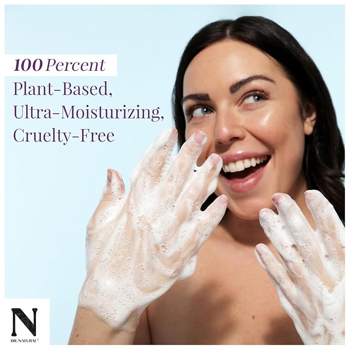 Dr. Natural Hemp Body Wash - Natural for Sensitive Skin - Moisturizing - Anti-Aging and Acne Reduction - Citrus Oil - 32 oz