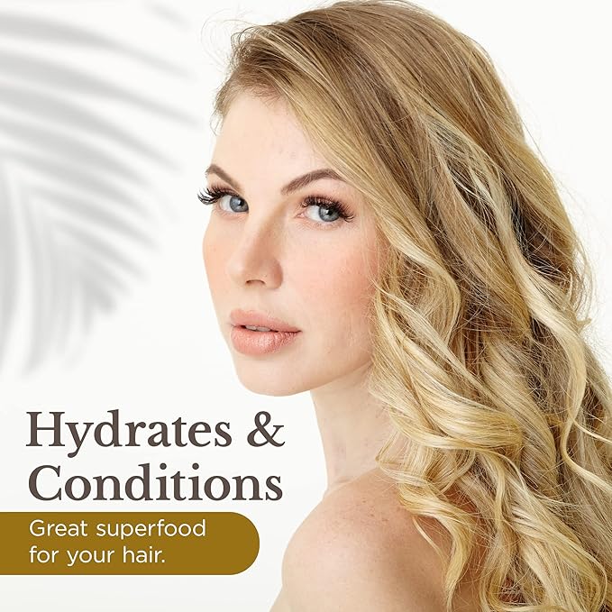 Natural Coconut Oil Hydrating Shampoo (400ml - 2 Pack) | Chemical Free Moisturizing Dandruff Formula for Dry, Damaged, Hair & Scalp | Safe on Color Treated Hair | Professional Salon Quality