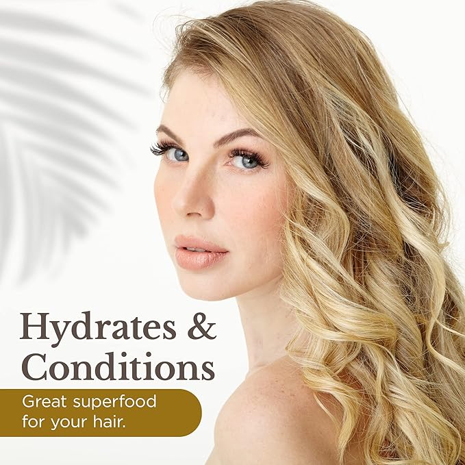 Natural Coconut Oil Hydrating Shampoo (400ml) | Chemical Free Moisturizing Dandruff Formula for Dry, Damaged, Hair & Scalp | Safe on Color Treated Hair | Professional Salon Quality