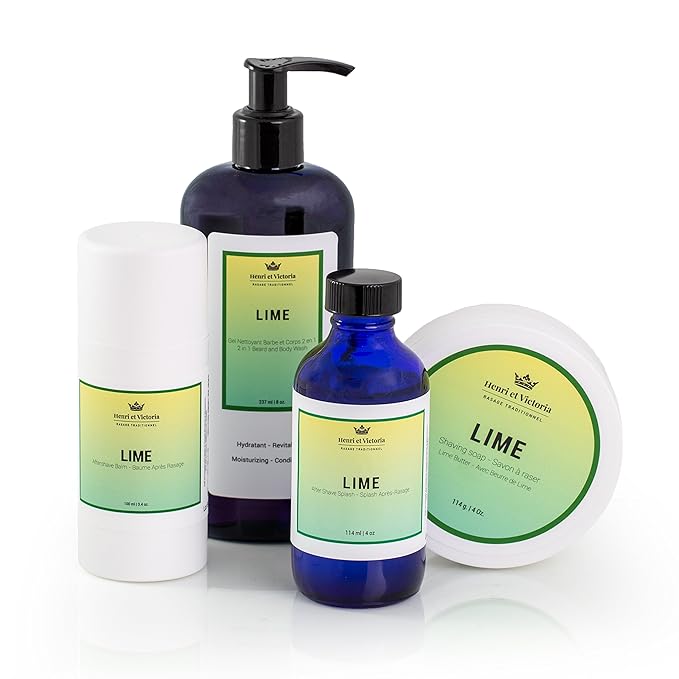 Lime Beard Wash Body Wash For Men Hand Made | Moisturizing and soothing | 8oz