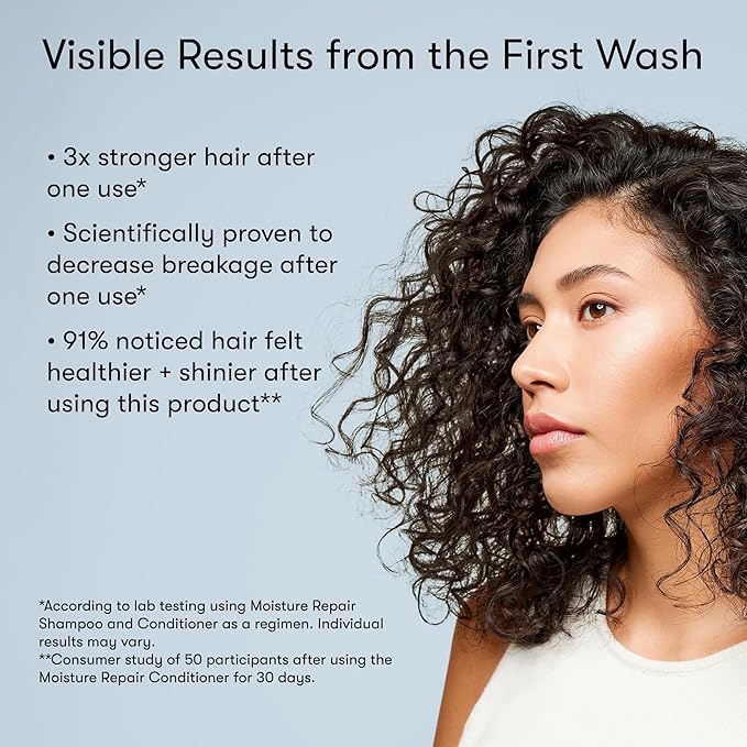 Moisture Repair Sulfate-Free Shampoo & Conditioner Set, for Intense Hydration to help Restore and Nourish Dry or Damaged Hair, 13 Fl Oz Each (2-Pack)