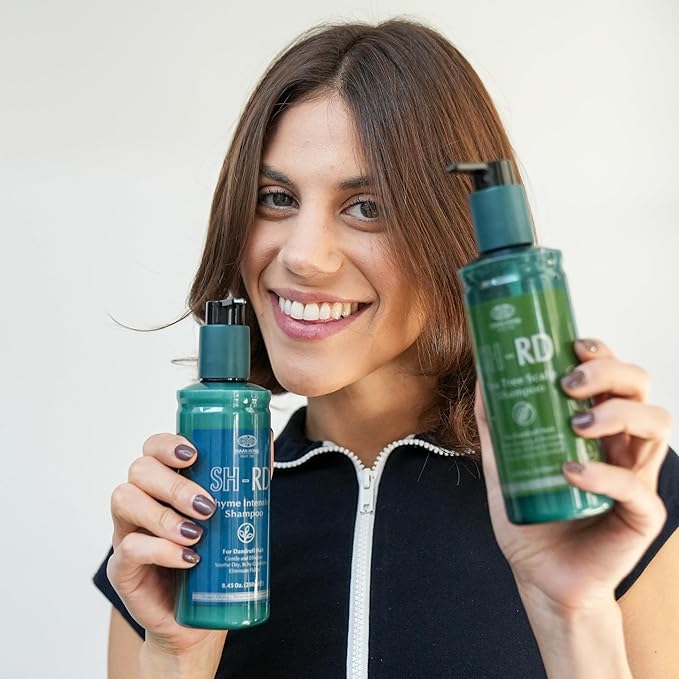 SH-RD Thyme Intensive Shampoo for Itchy Scalp and Dandruff Relief | 1% Zinc Pyrithione Added | Soothing, Rebalancing Scalp Condition - 3.38oz/100ml