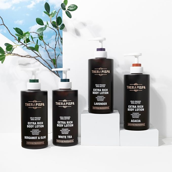 Scented Body Lotion for Women – Nourishing & Hydrating Moisturizer with Shea Butter, Ceramides & Panthenol to Comfort & Restore Dry Skin (White Tea, 17.0 fl oz)