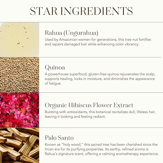 Rahua Shower Gel 9.3 Fl Oz, Botanical Body Wash Soap Made with Plant Powered Ingredients, Vanilla, Palo Santo, Lavender, Eucalyptus, Polyphenols, For Skin's Moisture Balance, All Skin Types, Vegan