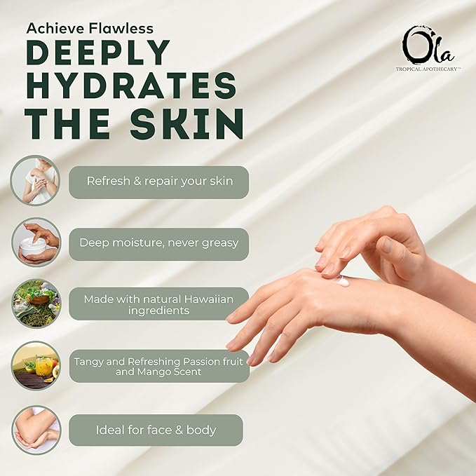 Ola Tropical Apothecary Passion Fruit Body Lotion with Pure Tropical Oils and Plant Extracts - 8.45 Fl Oz