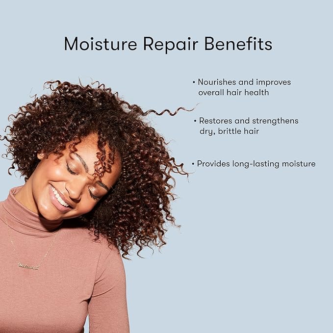 Moisture Repair Sulfate-Free Shampoo & Conditioner Set, for Intense Hydration to help Restore and Nourish Dry or Damaged Hair, 13 Fl Oz Each (2-Pack)